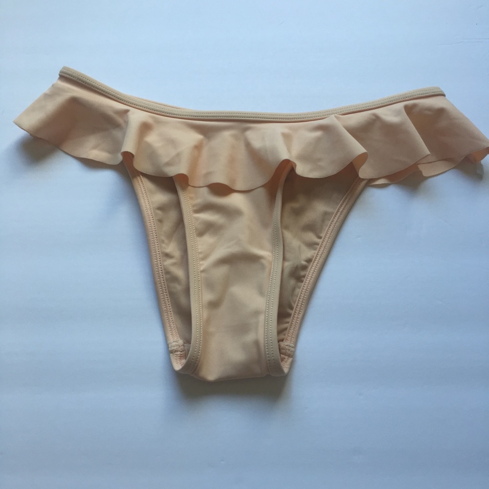 Gnash Swim Cheeky Ruffle Bikini Bottom 4 NWOT